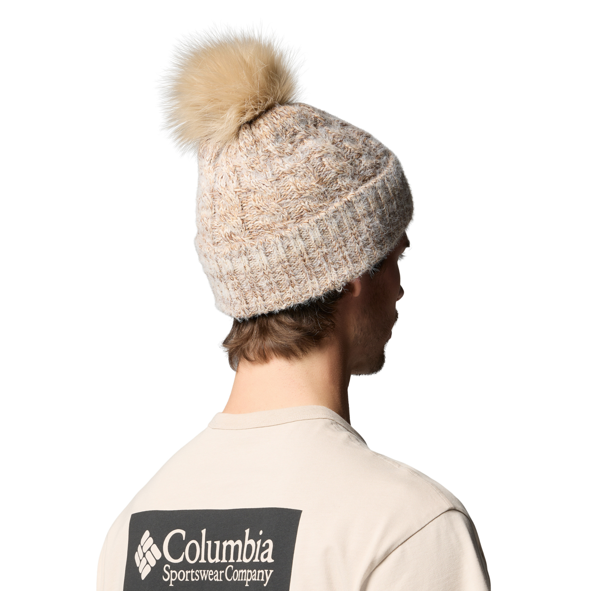 Columbia Unisex Winter Blur II Fleece Lined Beanie Hat Camel Brown 224 2137521