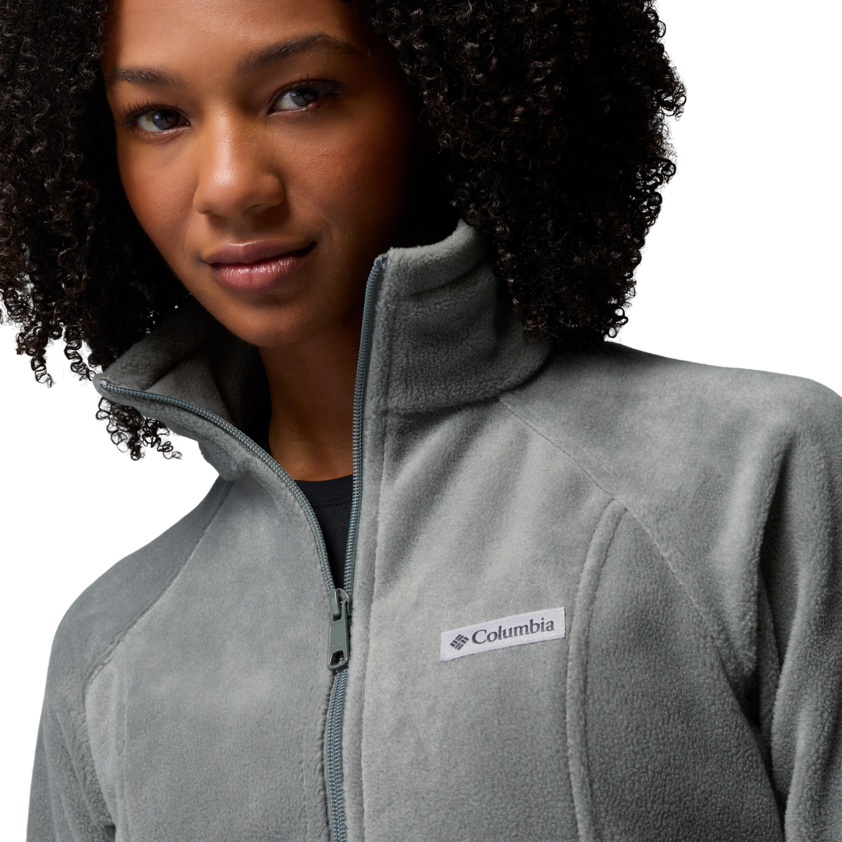 Columbia Women's Benton Springs Full Zip Fleece Jacket Sedona Sage 342 1372111