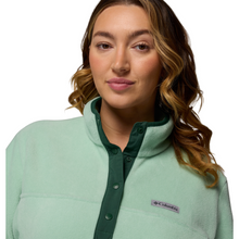 Load image into Gallery viewer, Columbia Women's Benton Springs Half Snap Fleece Top (New Mint/Rain Forest)