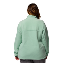 Load image into Gallery viewer, Columbia Women's Benton Springs Half Snap Fleece Top (New Mint/Rain Forest)