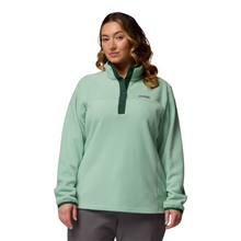 Load image into Gallery viewer, Columbia Women's Benton Springs Half Snap Fleece Top (New Mint/Rain Forest)