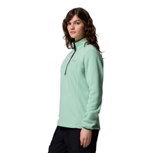 Load image into Gallery viewer, Columbia Women's Benton Springs Half Snap Fleece Top (New Mint/Rain Forest)