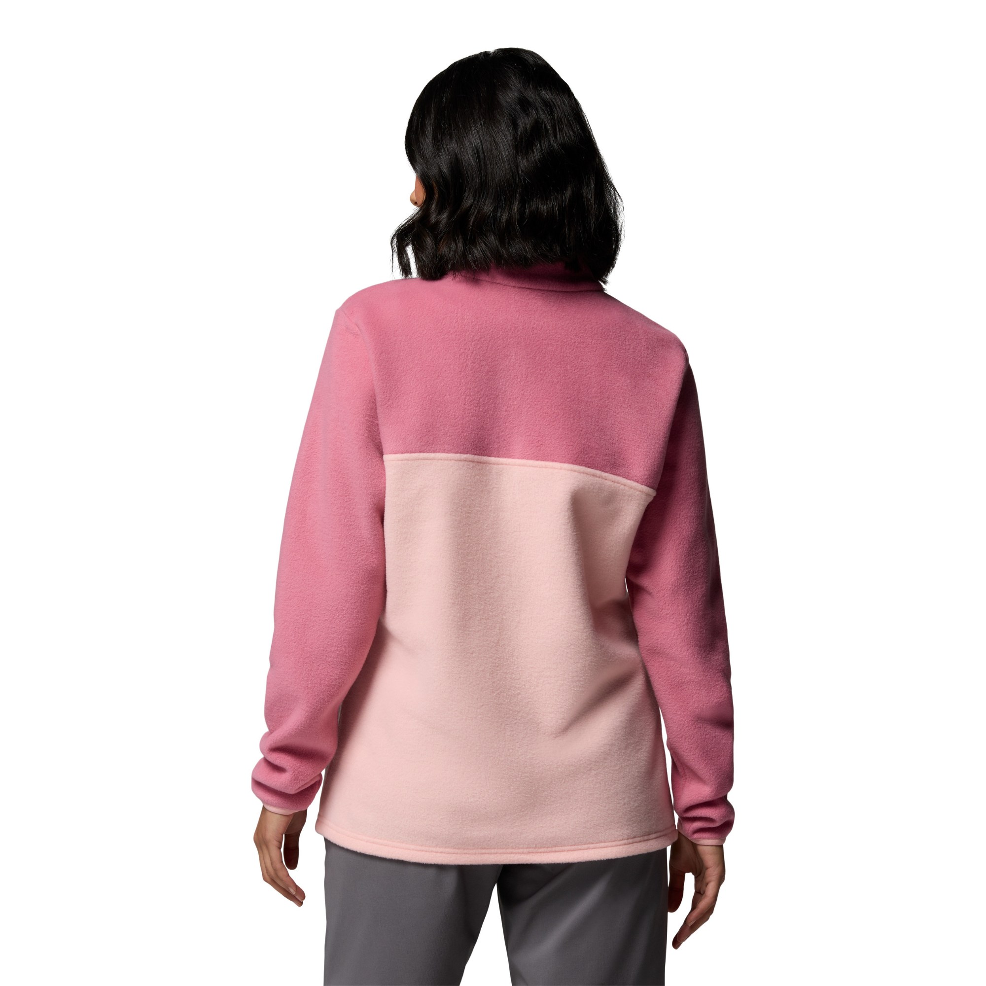 Columbia Women's Benton Springs Half Snap Fleece Top (Pink Sand/Rosette)