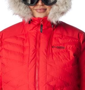 Columbia Women's Bird Mountain II Insulated Ski Jacket (Red Lily)