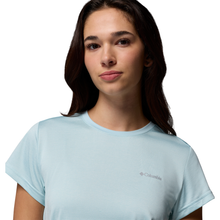 Load image into Gallery viewer, Columbia Women's BlueVista Hill Short Sleeve Technical Tee (Marine Light Heather)