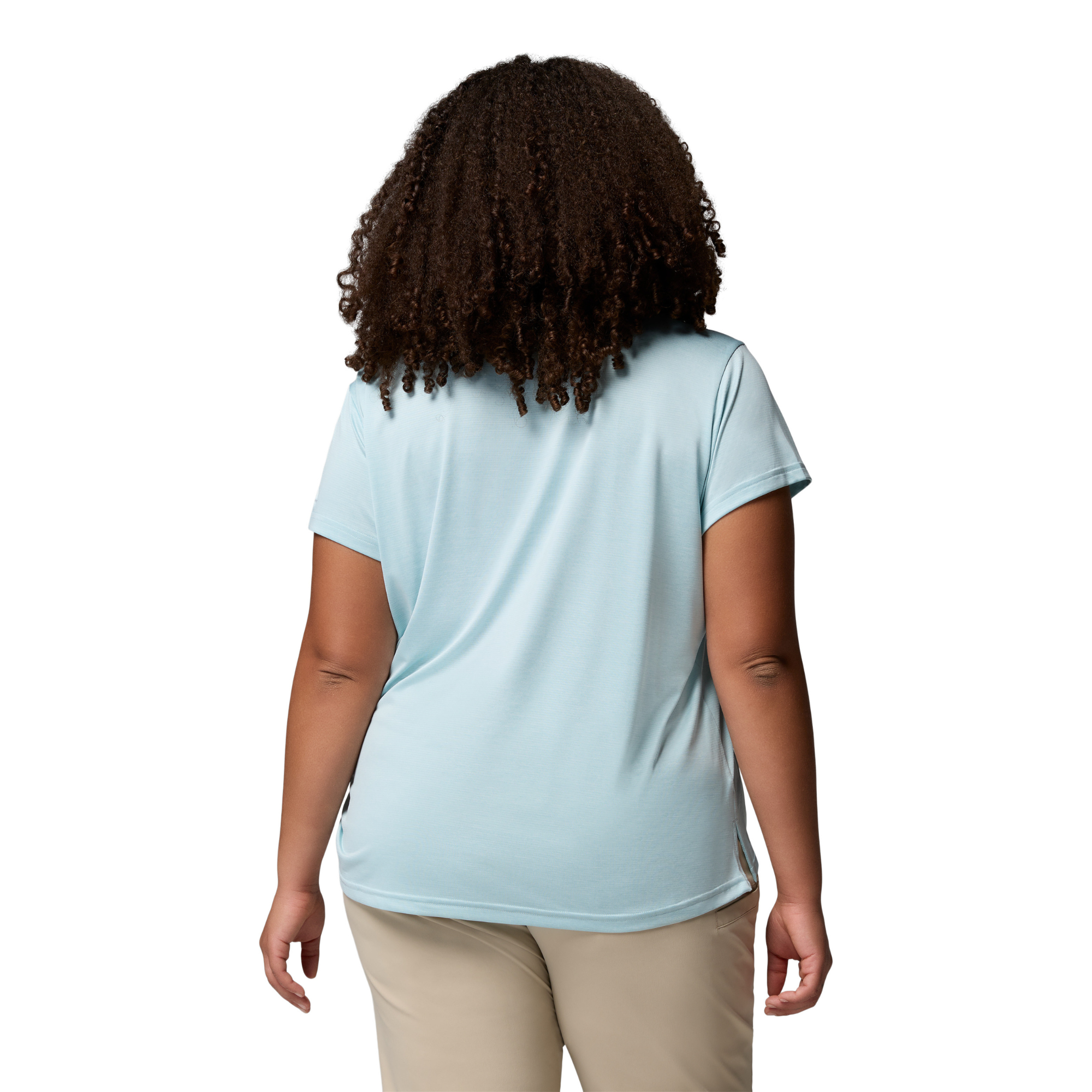 Columbia Women's BlueVista Hill Short Sleeve Technical Tee (Marine Light Heather)