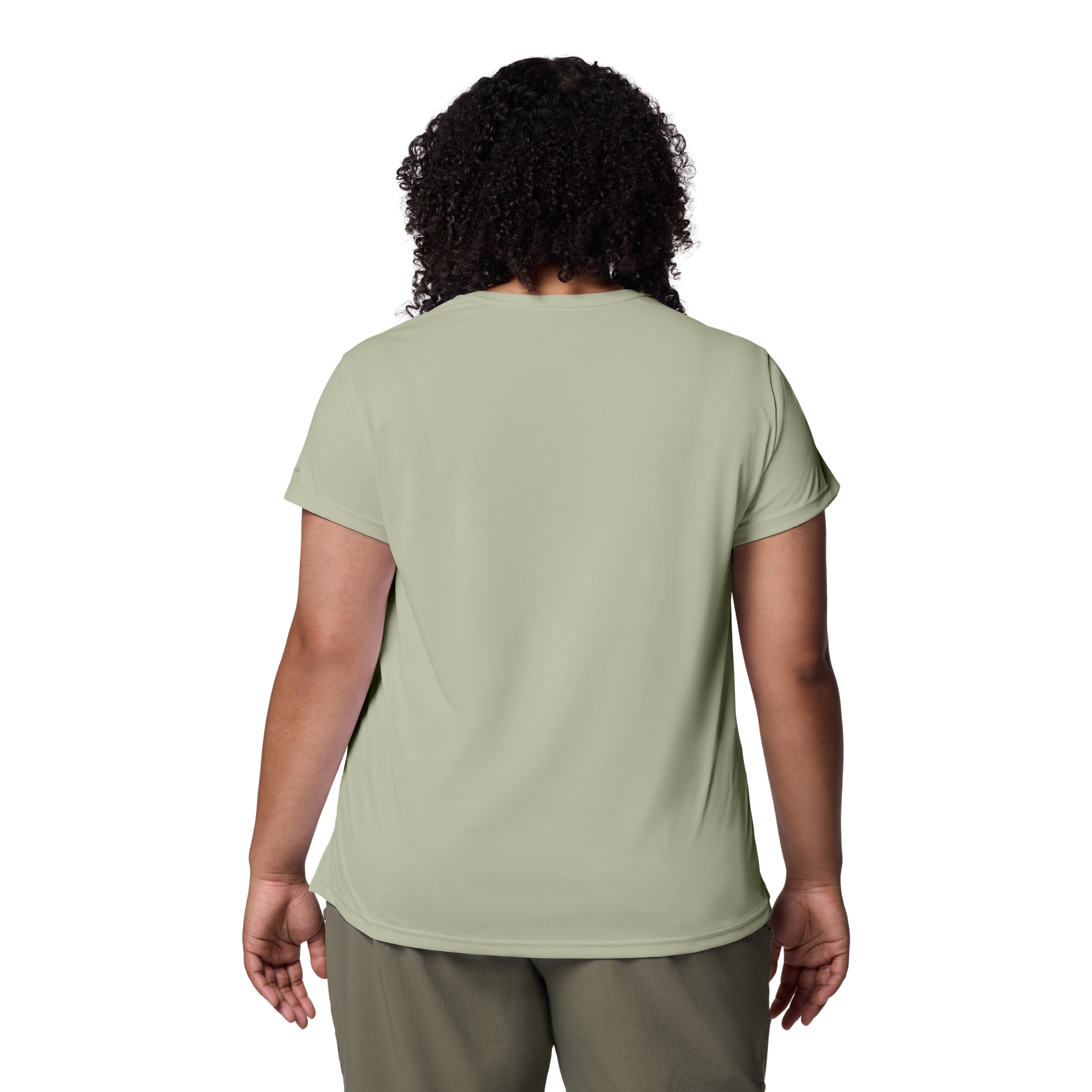 Columbia Women's BlueVista Hill Short Sleeve Technical Tee (Safari Heather)