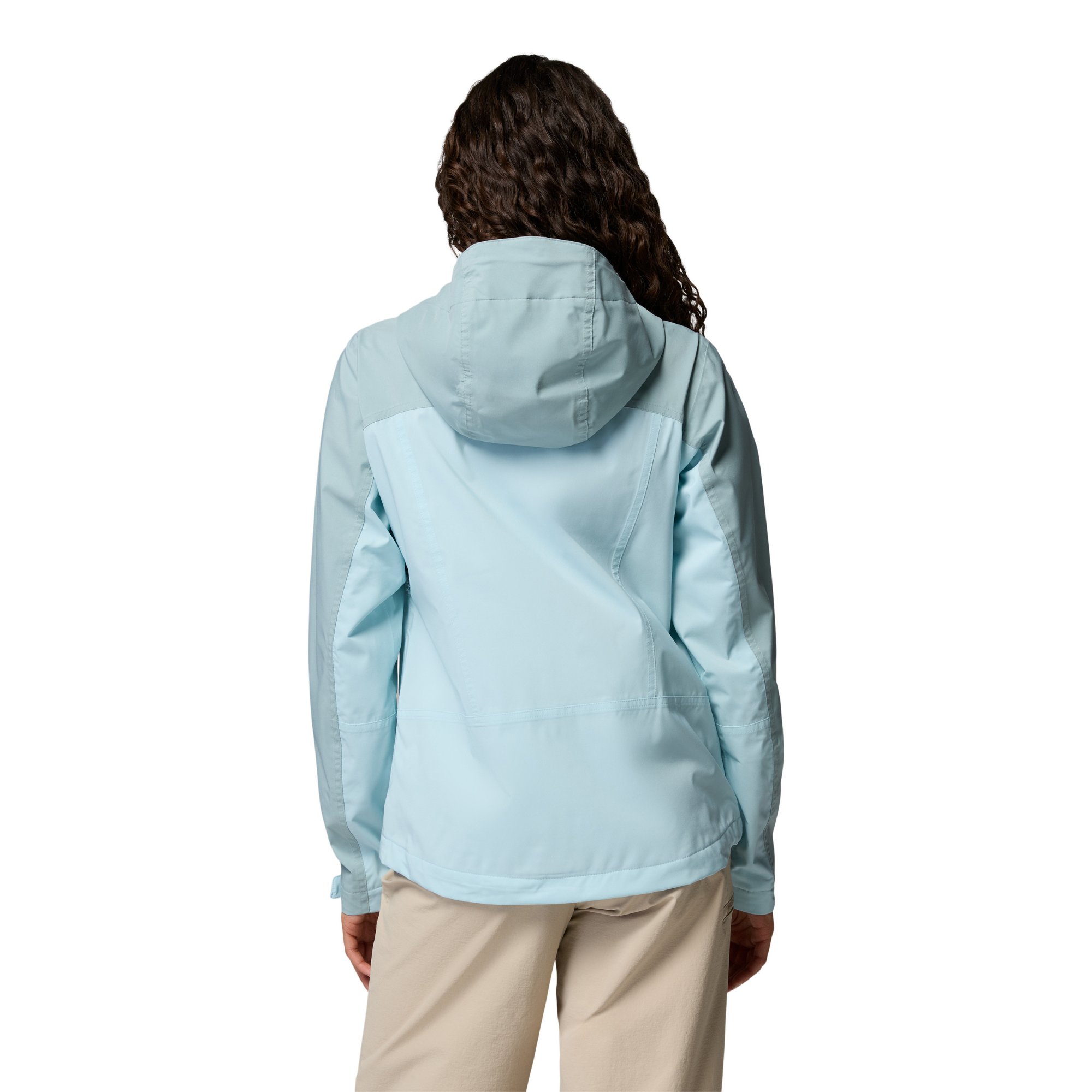 Columbia Women's Boulder Falls Waterproof Jacket (Marine Light/Crushed Blue)