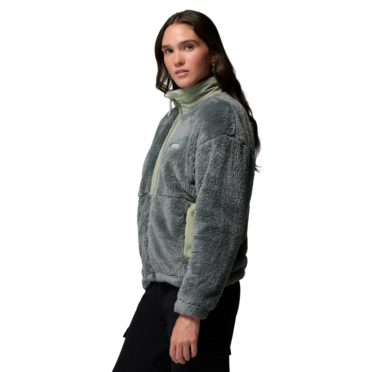 Columbia Women's Boundless Discovery Sherpa II Full Zip Fleece (Sedona Sage/Safari)