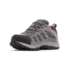 Load image into Gallery viewer, Columbia Women's Crestwood II Waterproof Trail Shoes (Graphite/Wild Iris)
