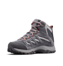 Load image into Gallery viewer, Columbia Women&#39;s Crestwood Waterproof Mid Trail Boots (Graphite/Daredevil)
