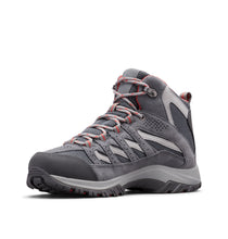 Load image into Gallery viewer, Columbia Women's Crestwood Waterproof Mid Trail Boots (Graphite/Daredevil)