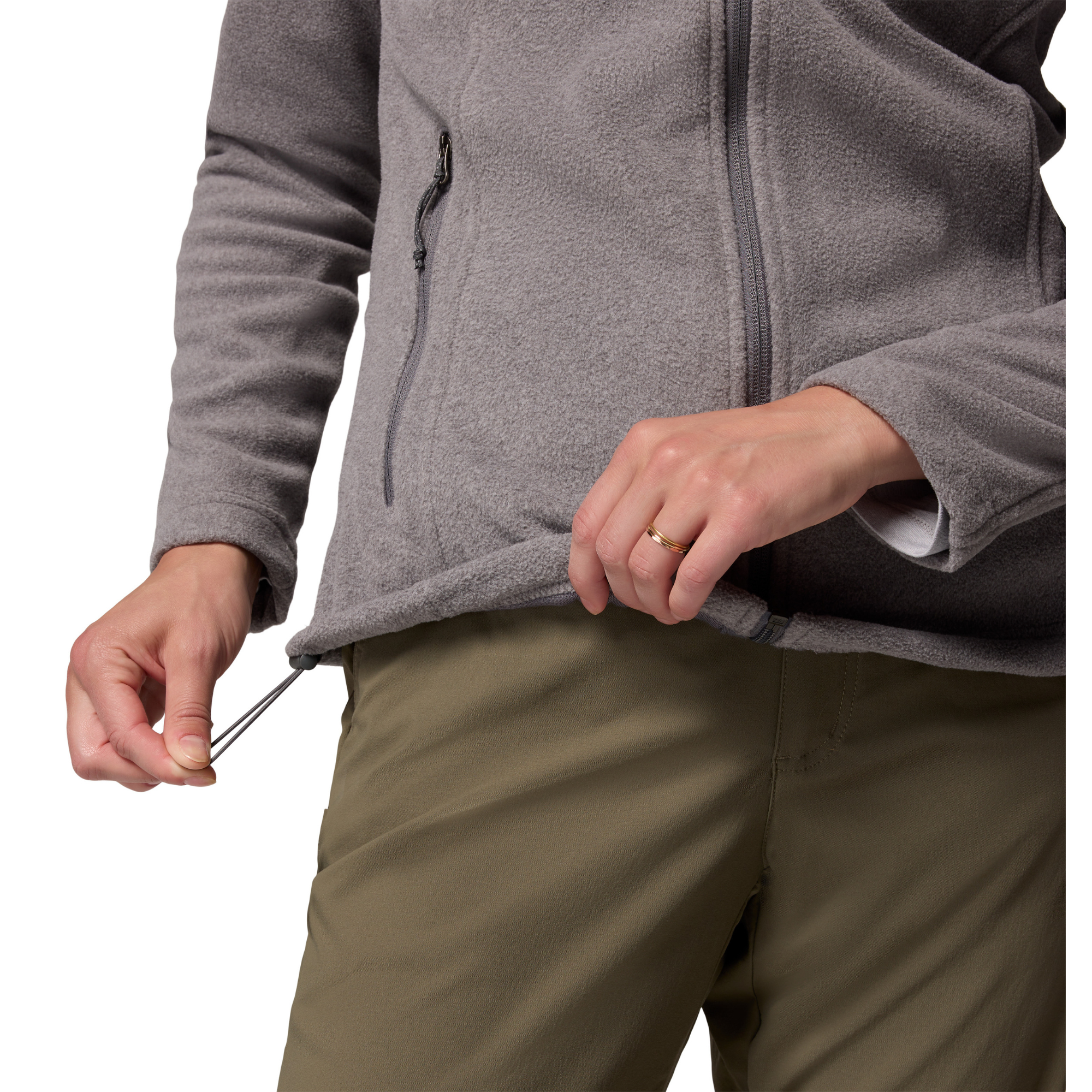 Columbia Women's Fast Trek II Full Zip Fleece City Grey Heather 024 1465351