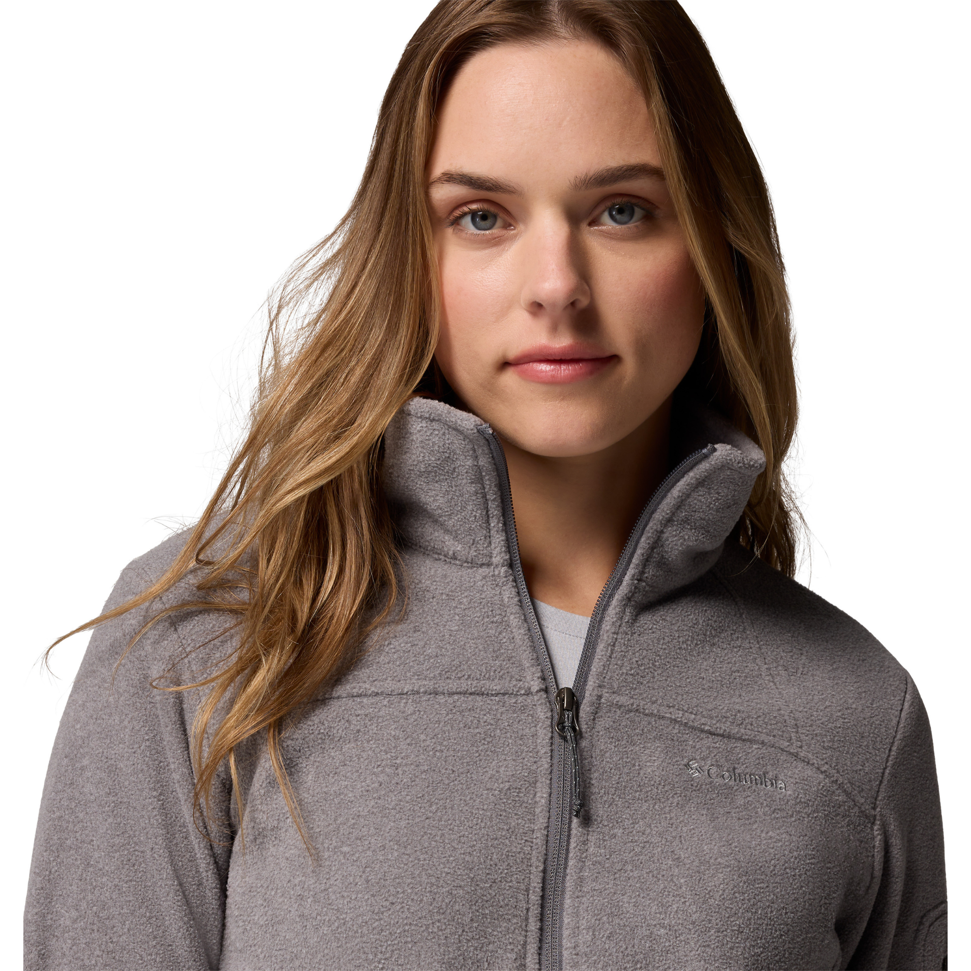 Columbia Women's Fast Trek II Full Zip Fleece City Grey Heather 024 1465351