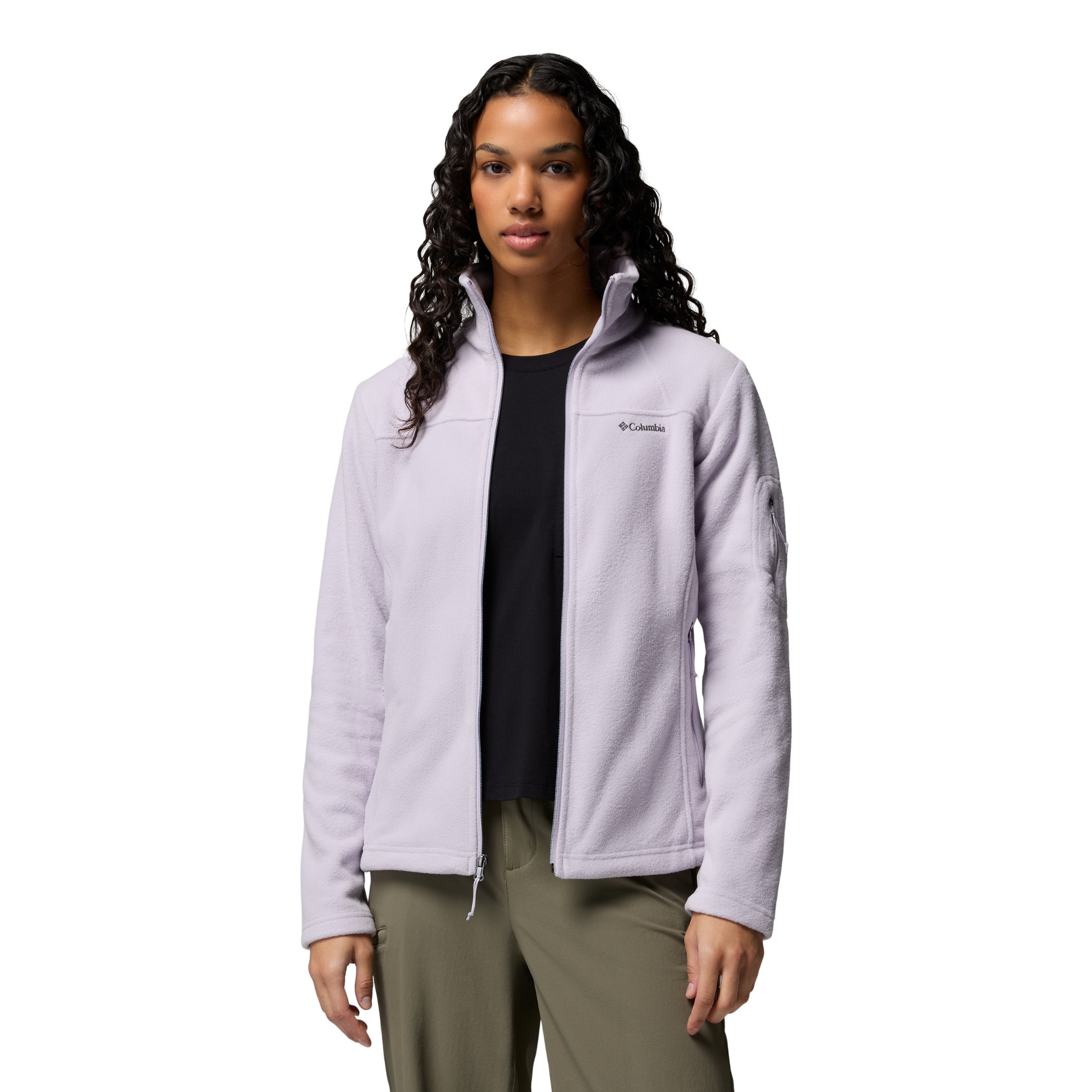 Columbia Women's Fast Trek II Full Zip Fleece (Lavender Pearl)