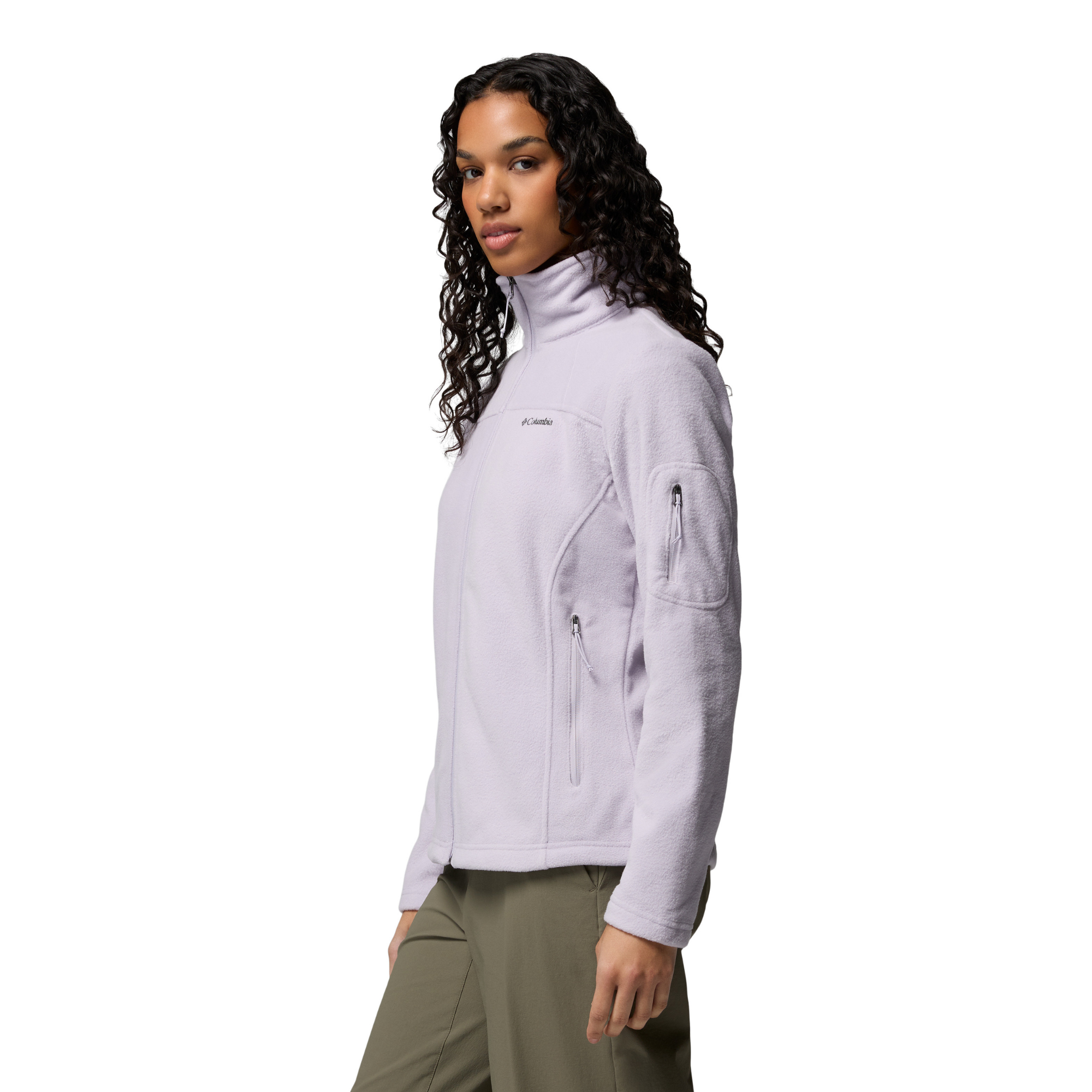 Columbia Women's Fast Trek II Full Zip Fleece (Lavender Pearl)