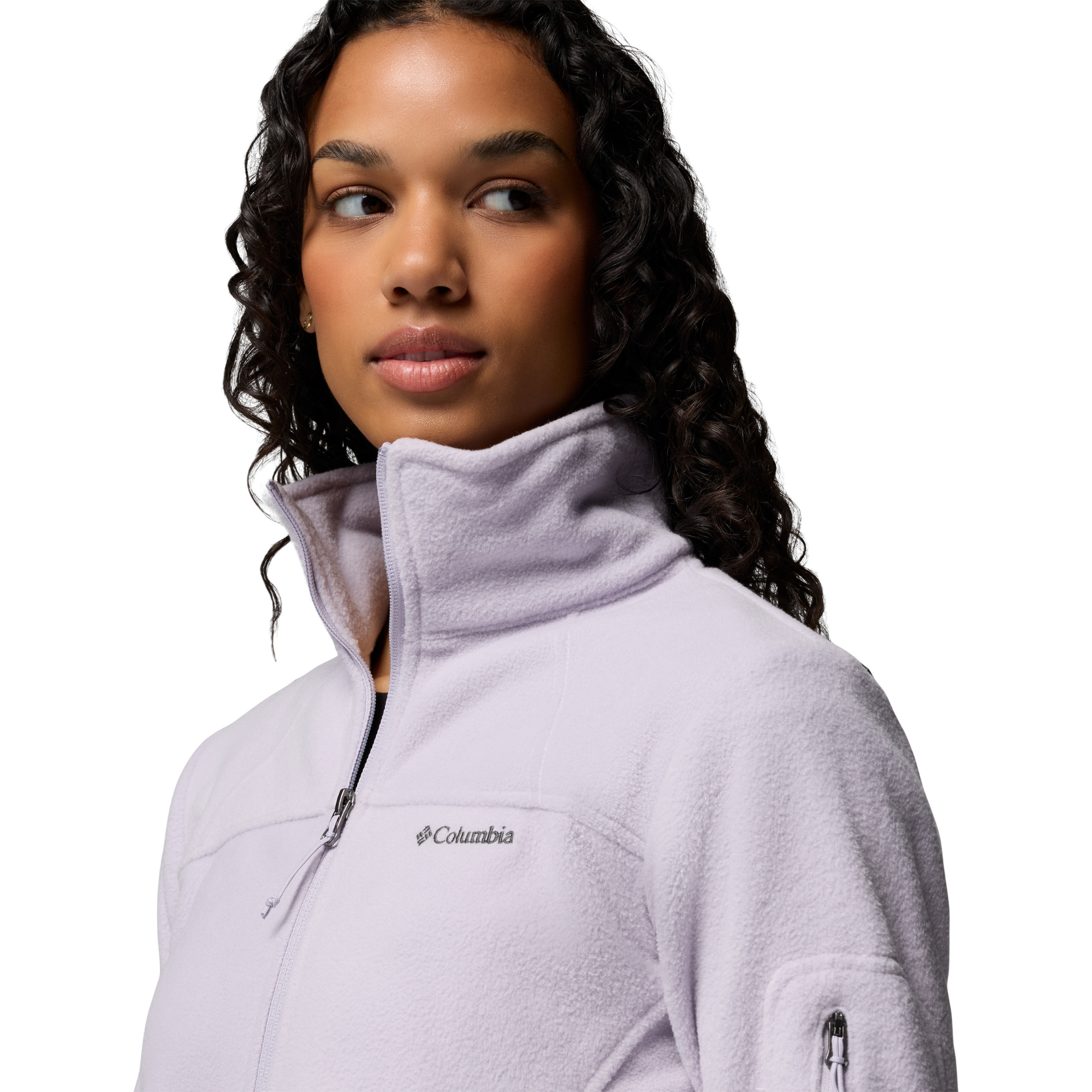 Columbia Women's Fast Trek II Full Zip Fleece (Lavender Pearl)