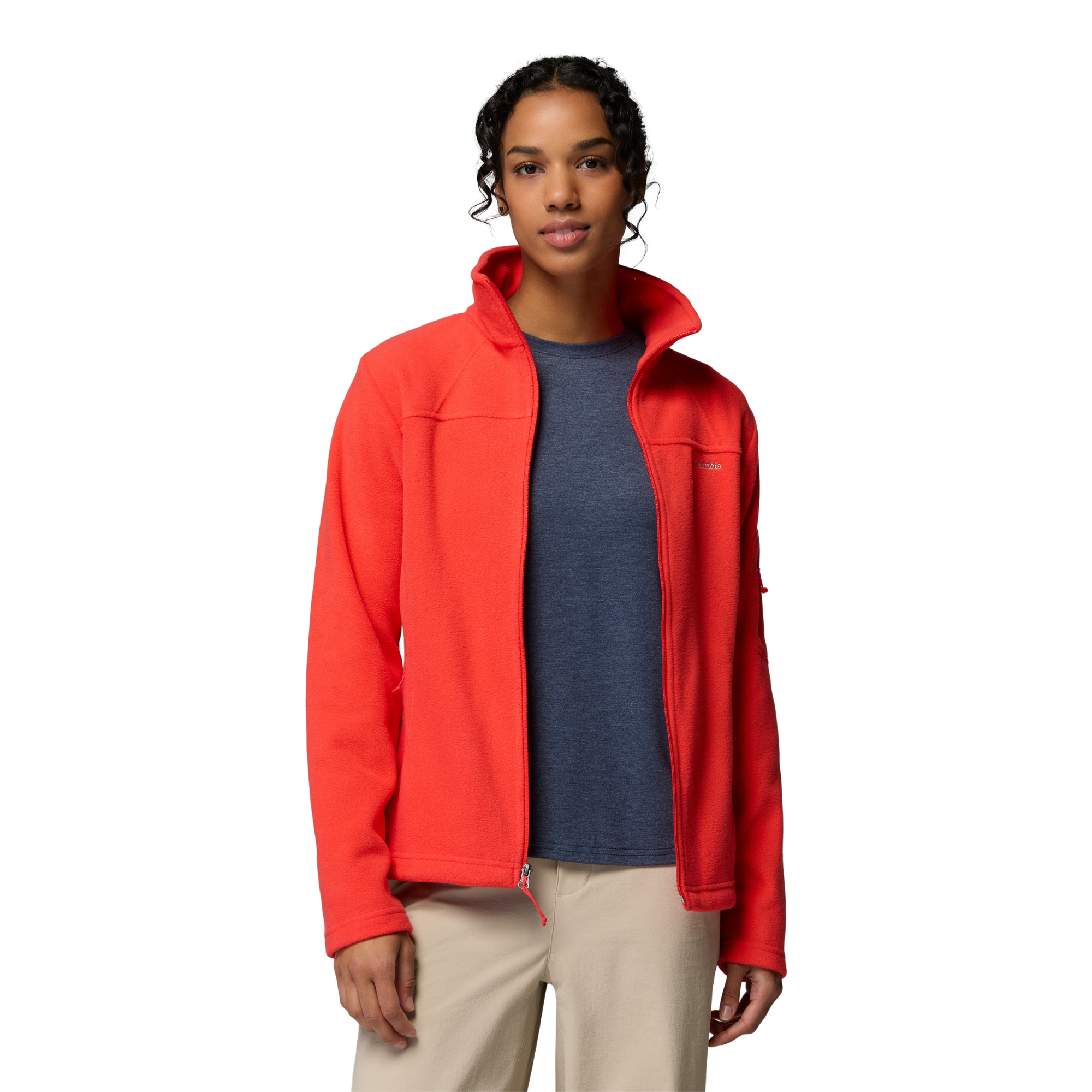 Columbia Women's Fast Trek II Full Zip Fleece (Poppy Red)