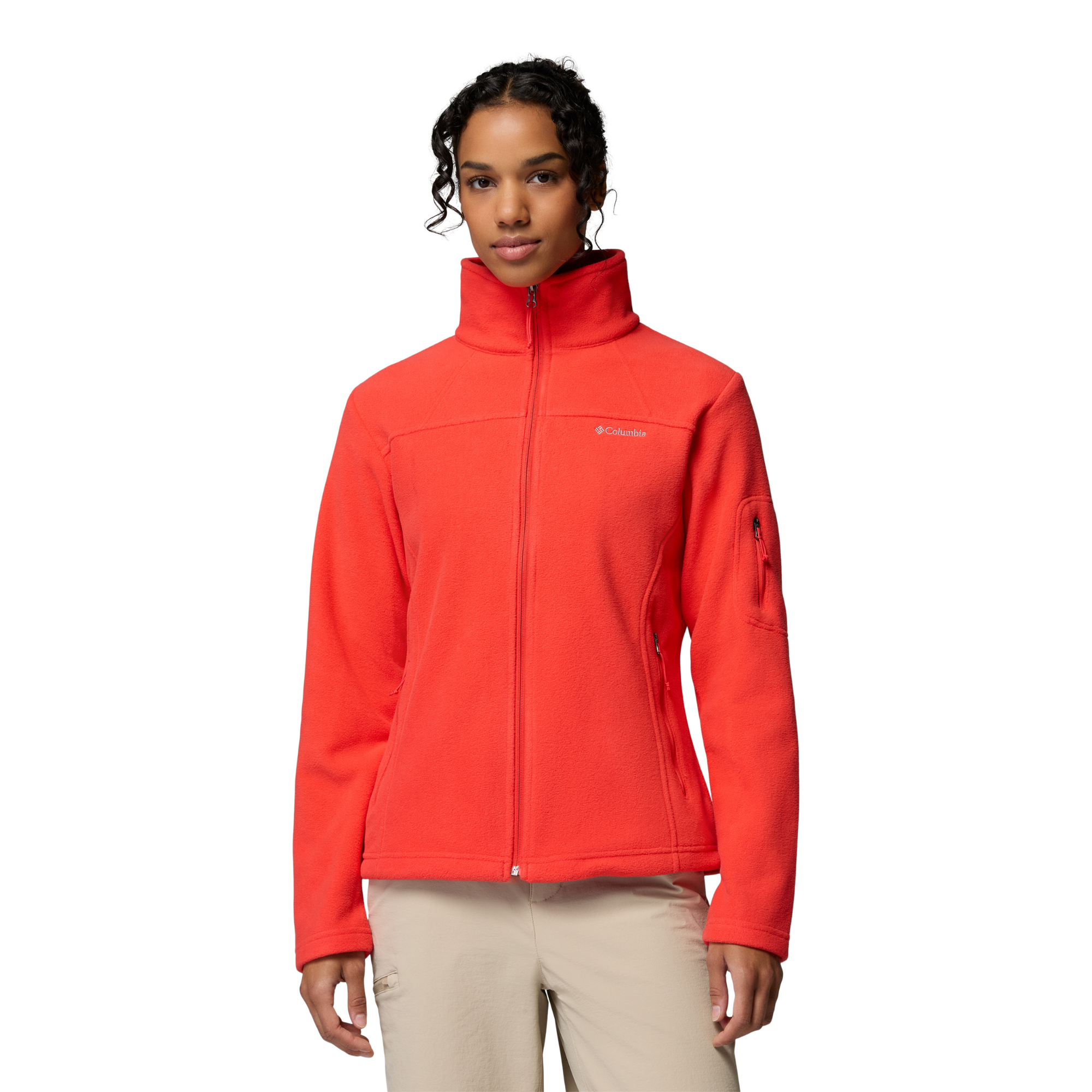 Columbia Women's Fast Trek II Full Zip Fleece (Poppy Red)