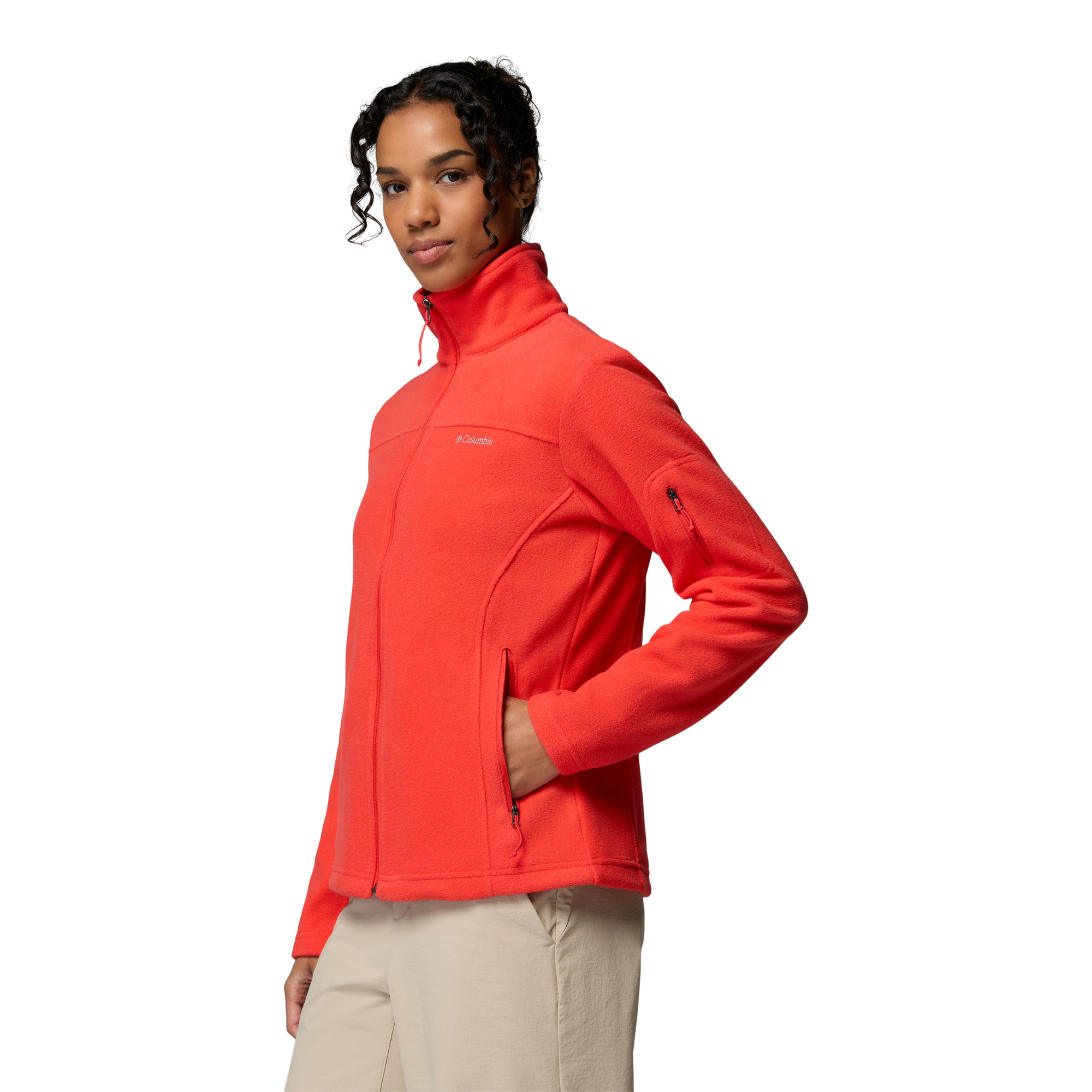 Columbia Women's Fast Trek II Full Zip Fleece (Poppy Red)