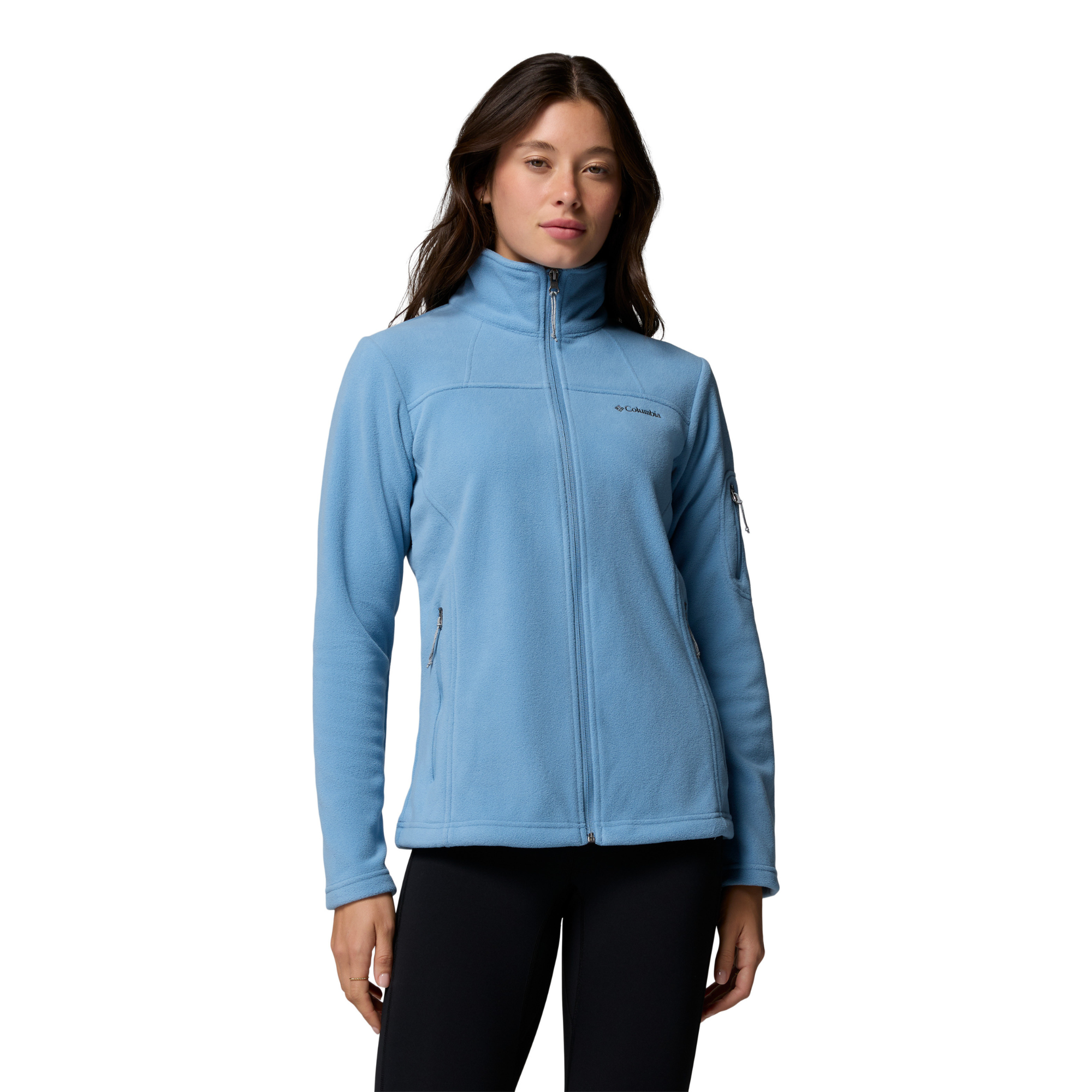 Columbia Women's Fast Trek II Full Zip Fleece Rainy Day 447 1465351
