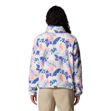 Load image into Gallery viewer, Columbia Women's Helvetia II Cropped Sherpa Half Snap Printed Fleece (Sea Salt Pasteled Multi)