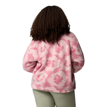 Load image into Gallery viewer, Columbia Women's Helvetia II Printed Cropped Half Snap Fleece Top (Rosette/Sprayflower)