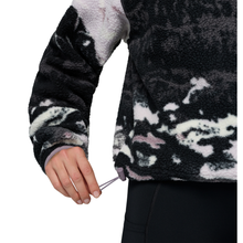 Load image into Gallery viewer, Columbia Women's Helvetia II Printed Cropped Half Snap Fleece Top (Shale Purple Sisters/Shale Purple)