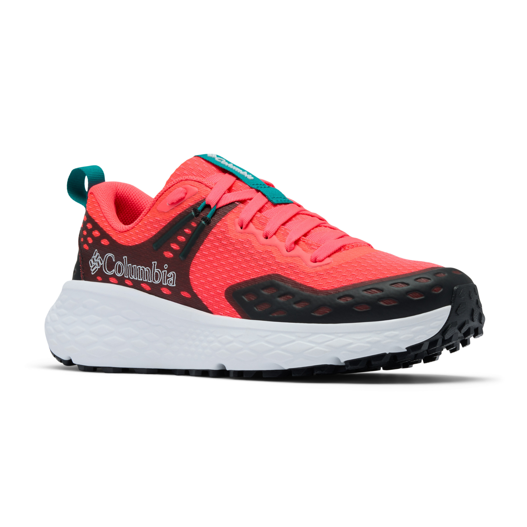 Columbia Women's Konos TRS Trail Shoes (Neon Sunrise/Teal Chloride)