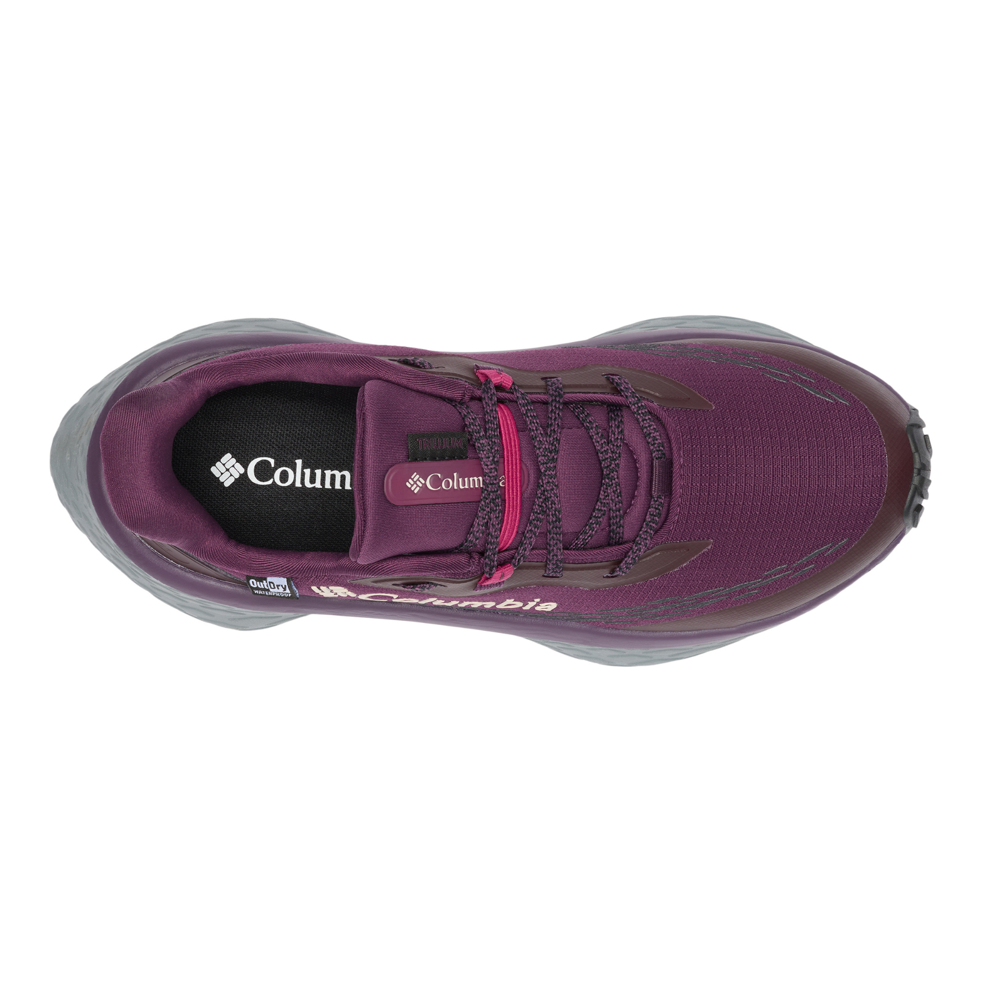 Columbia Women's Konos Trillium ATR Outdry Waterproof Trail Shoes Black Cherry Wine Berry 522 2169931
