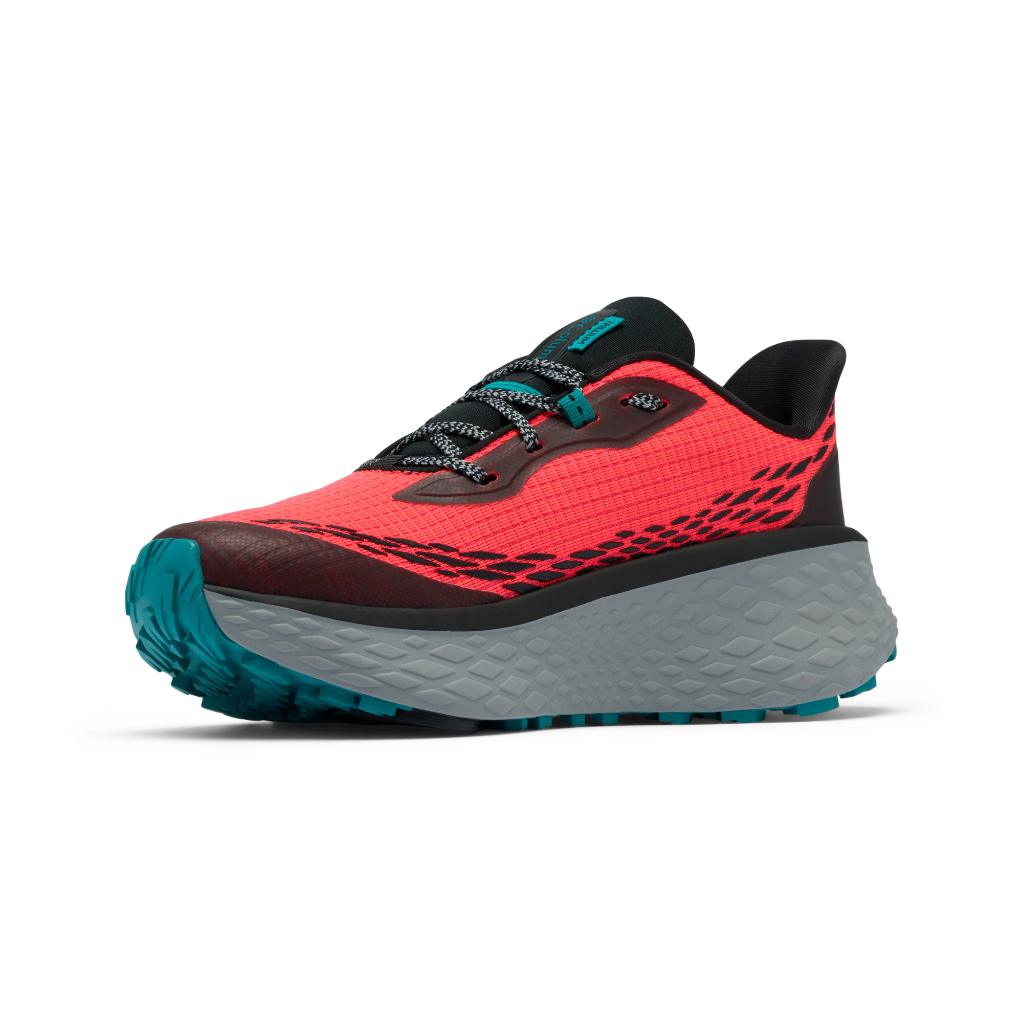 Columbia Women's Konos Trillium ATR Trail Shoes (Neon Sunrise/Teal Chloride)