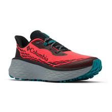 Load image into Gallery viewer, Columbia Women's Konos Trillium ATR Trail Shoes (Neon Sunrise/Teal Chloride)