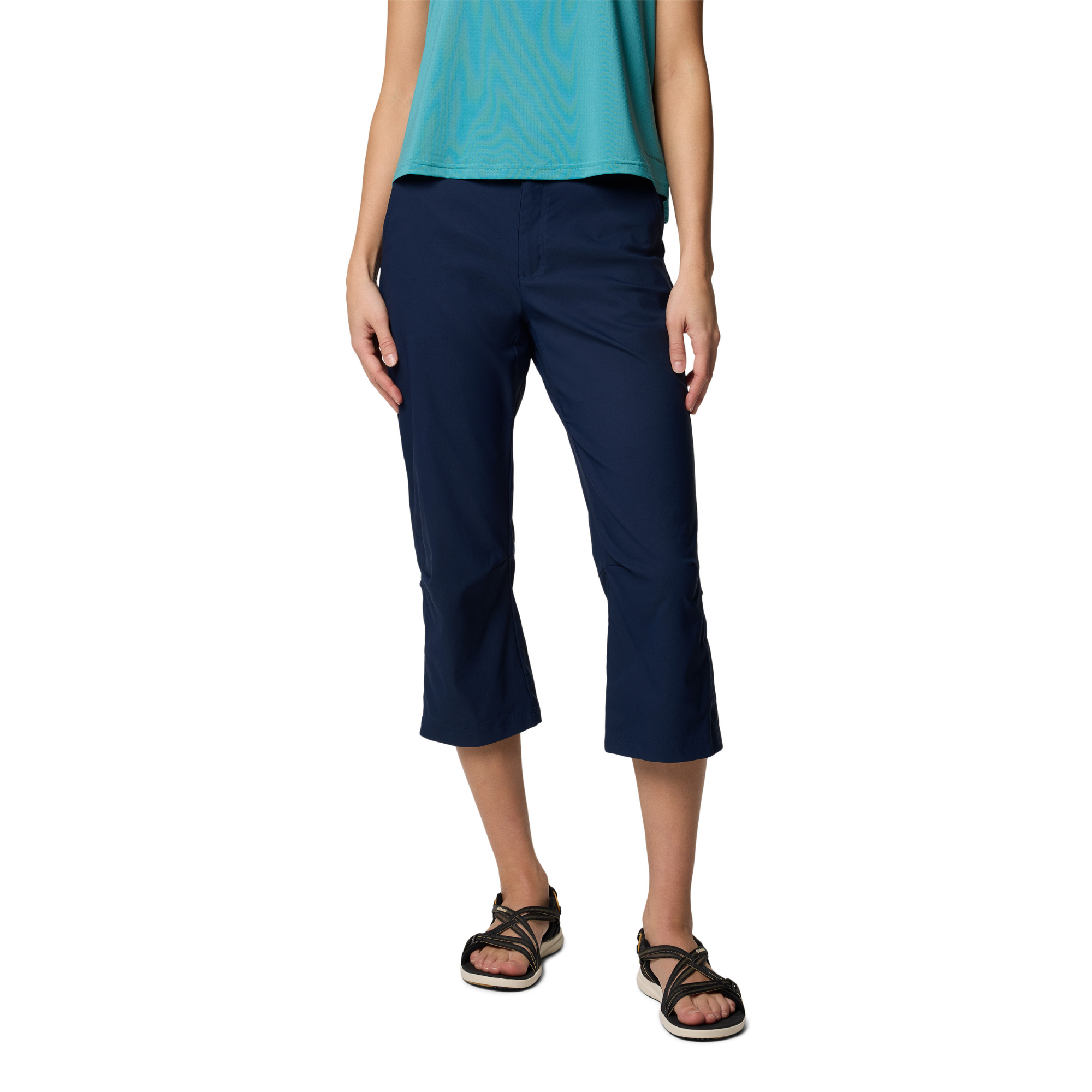 Columbia Women's Leslie Falls II UPF50 Capri Trousers (Collegiate Navy)