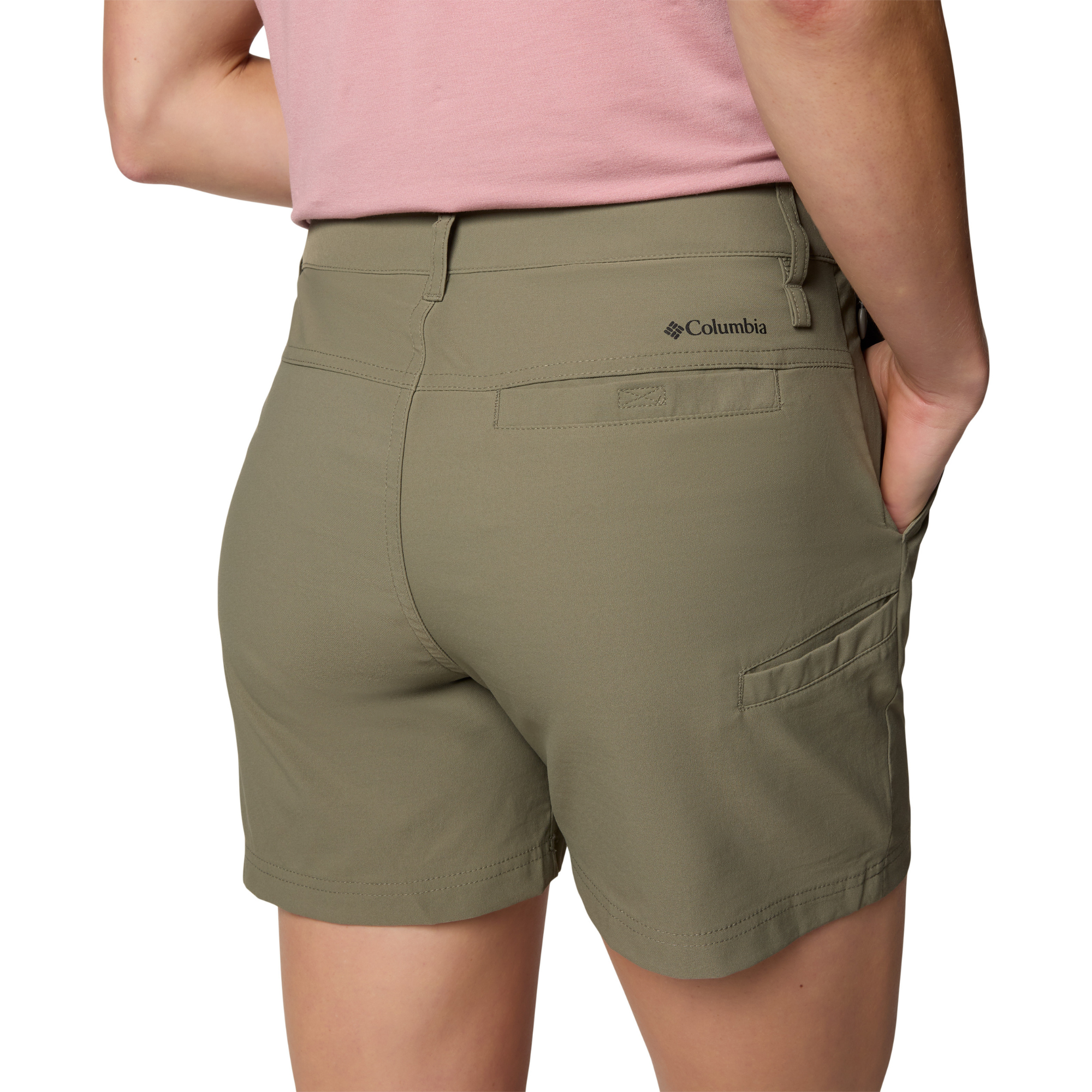 Columbia Women's Leslie Falls II UPF50 Shorts (Stone Green)(5in)