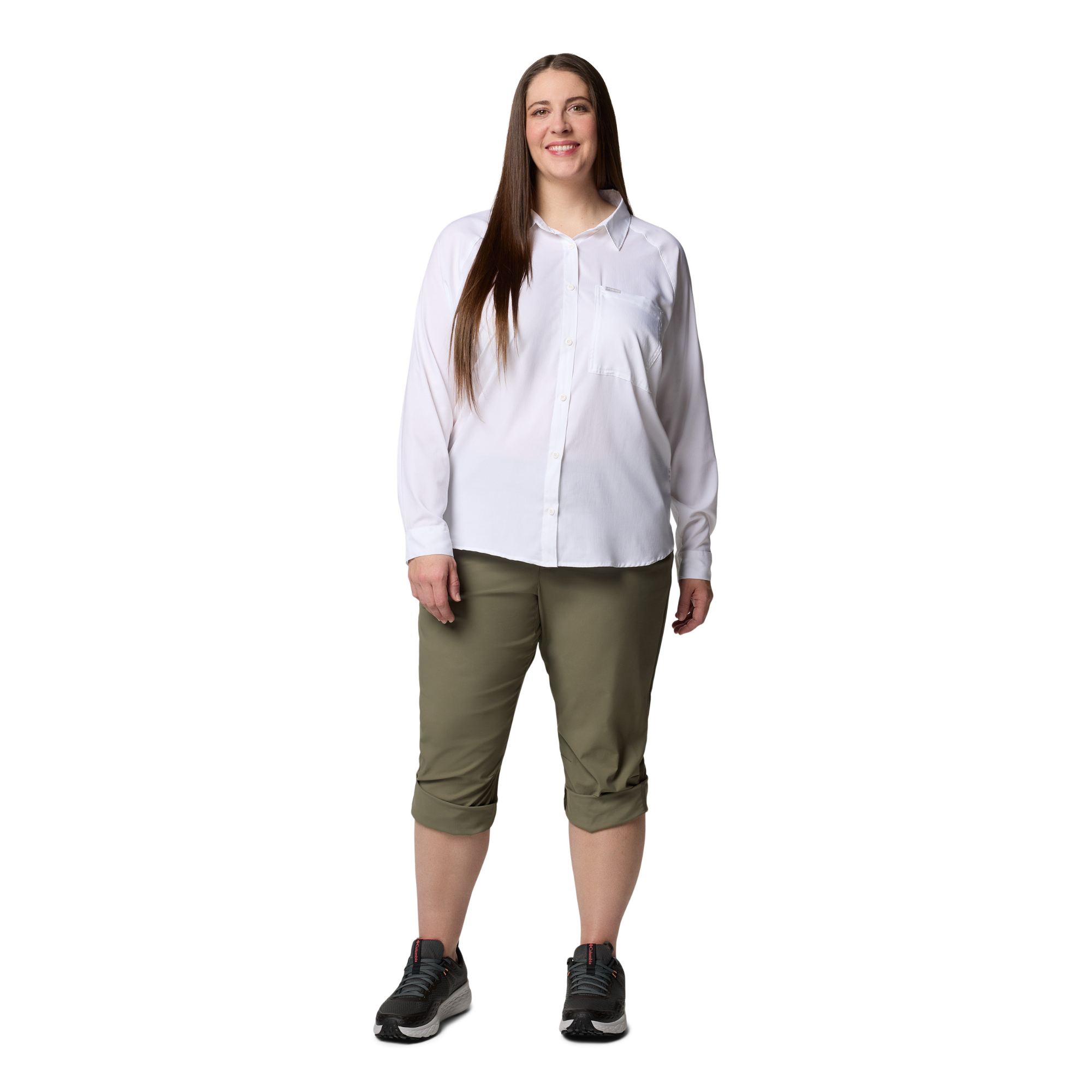 Columbia Women's Leslie Falls II UPF50 Capri Trousers (Stone Green)