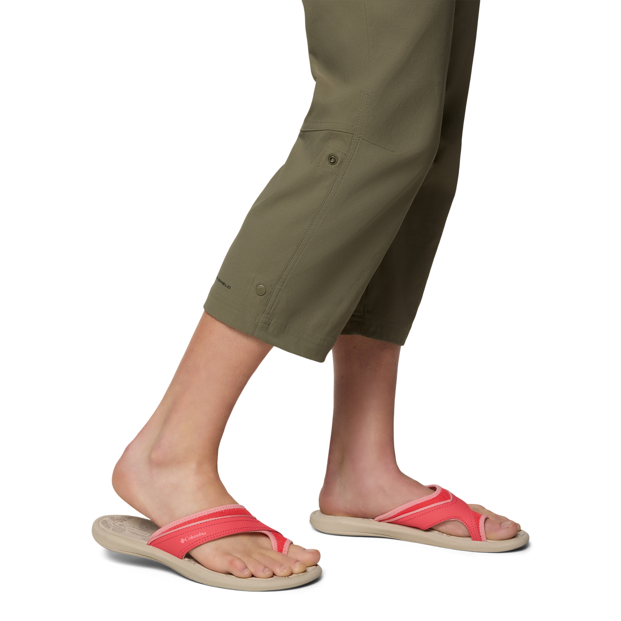 Columbia Women's Leslie Falls II UPF50 Capri Trousers (Stone Green)