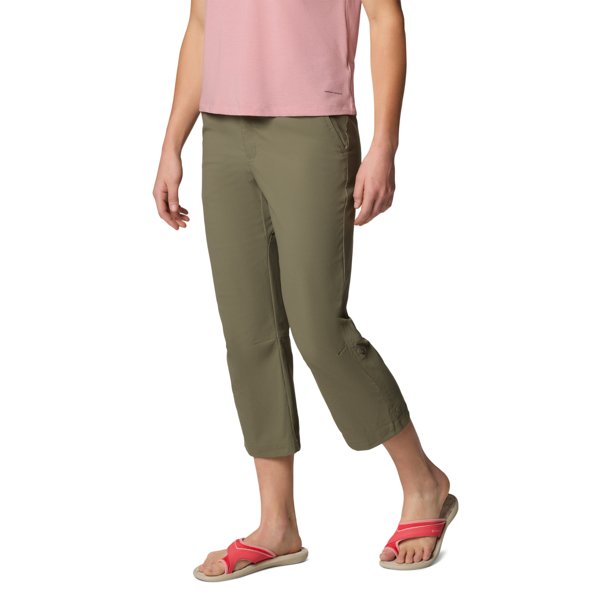 Columbia Women's Leslie Falls II UPF50 Capri Trousers (Stone Green)