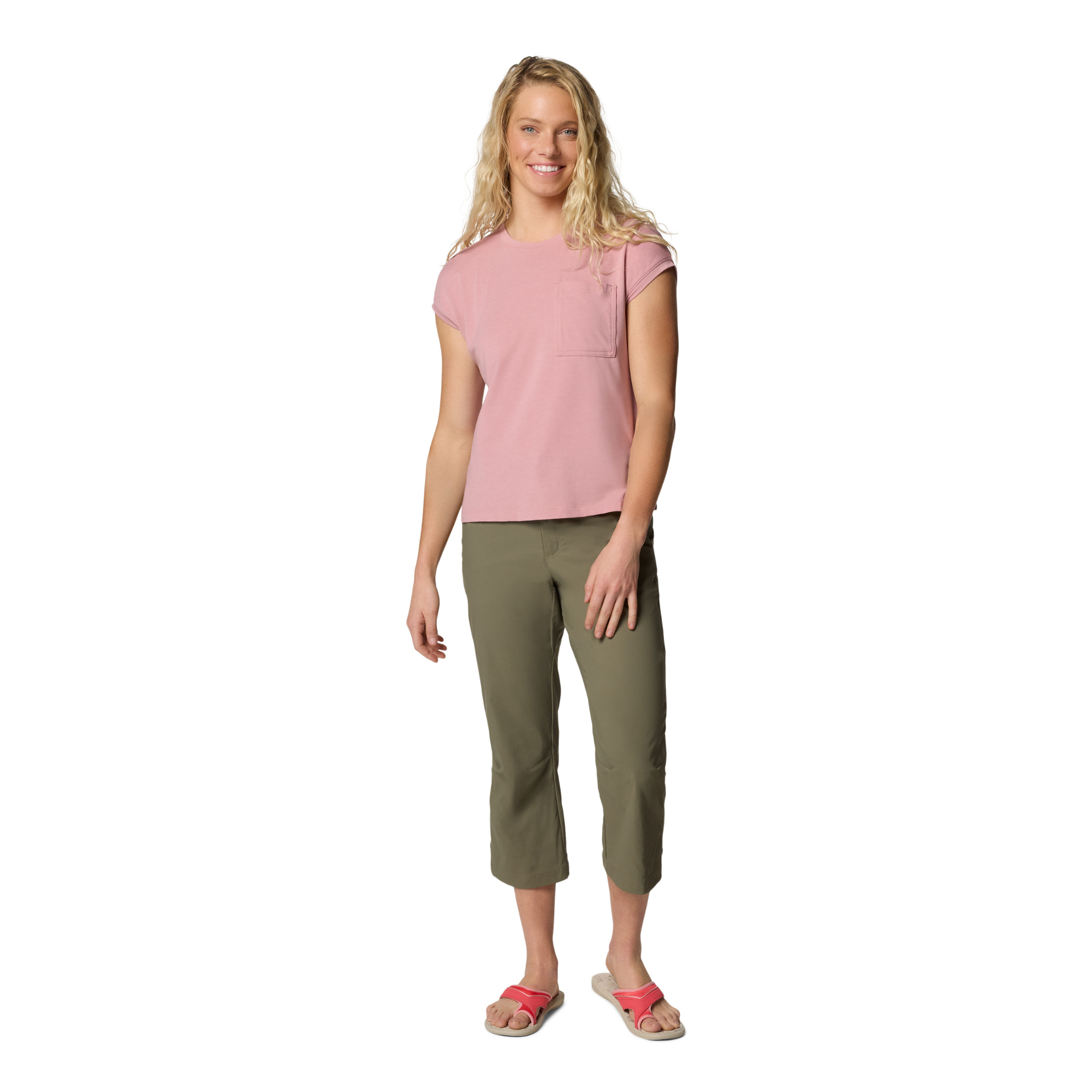 Columbia Women's Leslie Falls II UPF50 Capri Trousers (Stone Green)