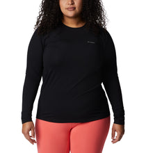Load image into Gallery viewer, Columbia Women's Midweight Stretch Long Sleeve Baselayer Top (Black)