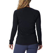 Load image into Gallery viewer, Columbia Women's Midweight Stretch Long Sleeve Baselayer Top (Black)
