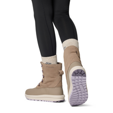 Load image into Gallery viewer, Columbia Women's Moritza Shield II Waterproof Insulated Boots (Wet Sand/Lavender Pearl)