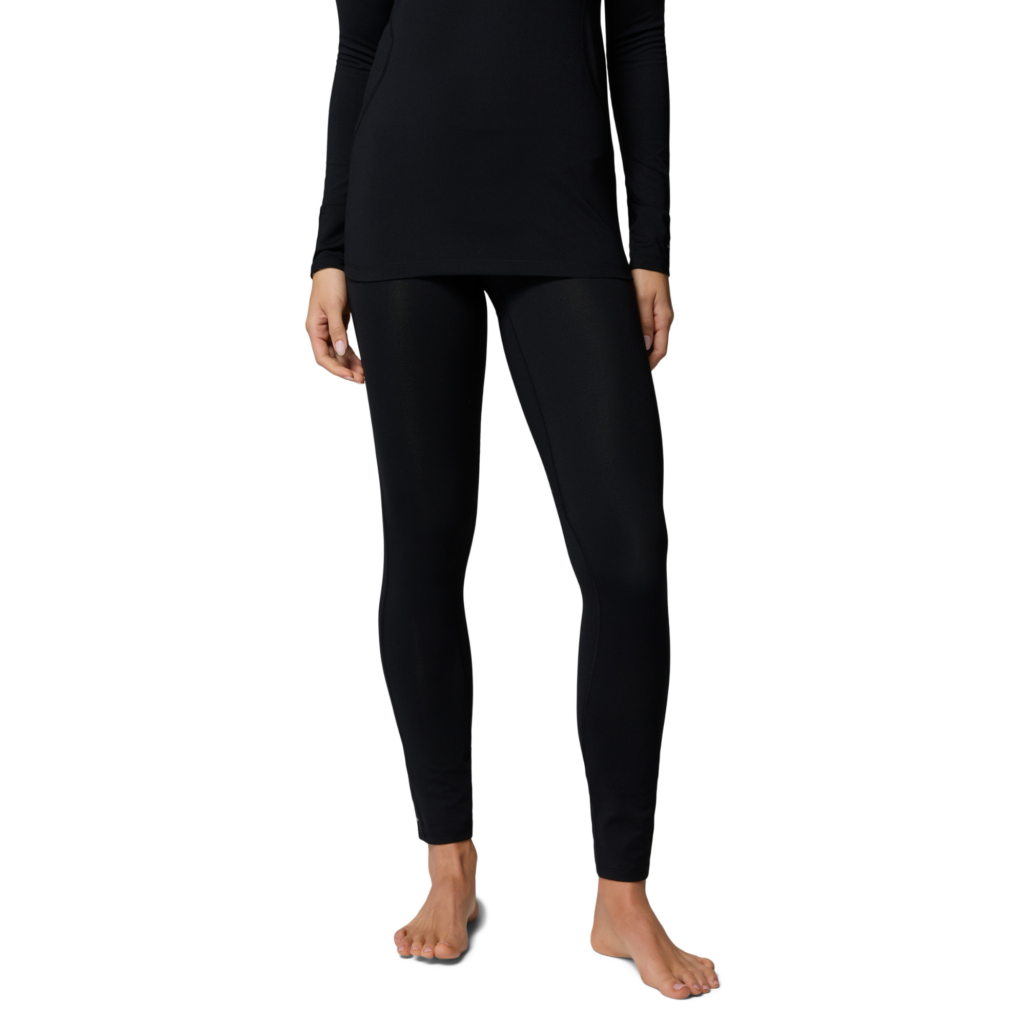 Columbia Women's Omni-Heat Midweight Stretch Baselayer Base Layer Leggings Tights Bottoms Black 011 1639031