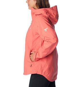 Columbia Women's Omni-Tech Ampli-Dry II Waterproof Shell Jacket (Juicy)