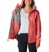 Load image into Gallery viewer, Columbia Women&#39;s Omni-Tech Ampli-Dry II Waterproof Shell Jacket (Juicy)
