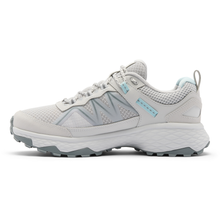 Load image into Gallery viewer, Columbia Women's Peakfreak Rush Outdry Waterproof Trail Shoes (Grey Ice/Marine Light)