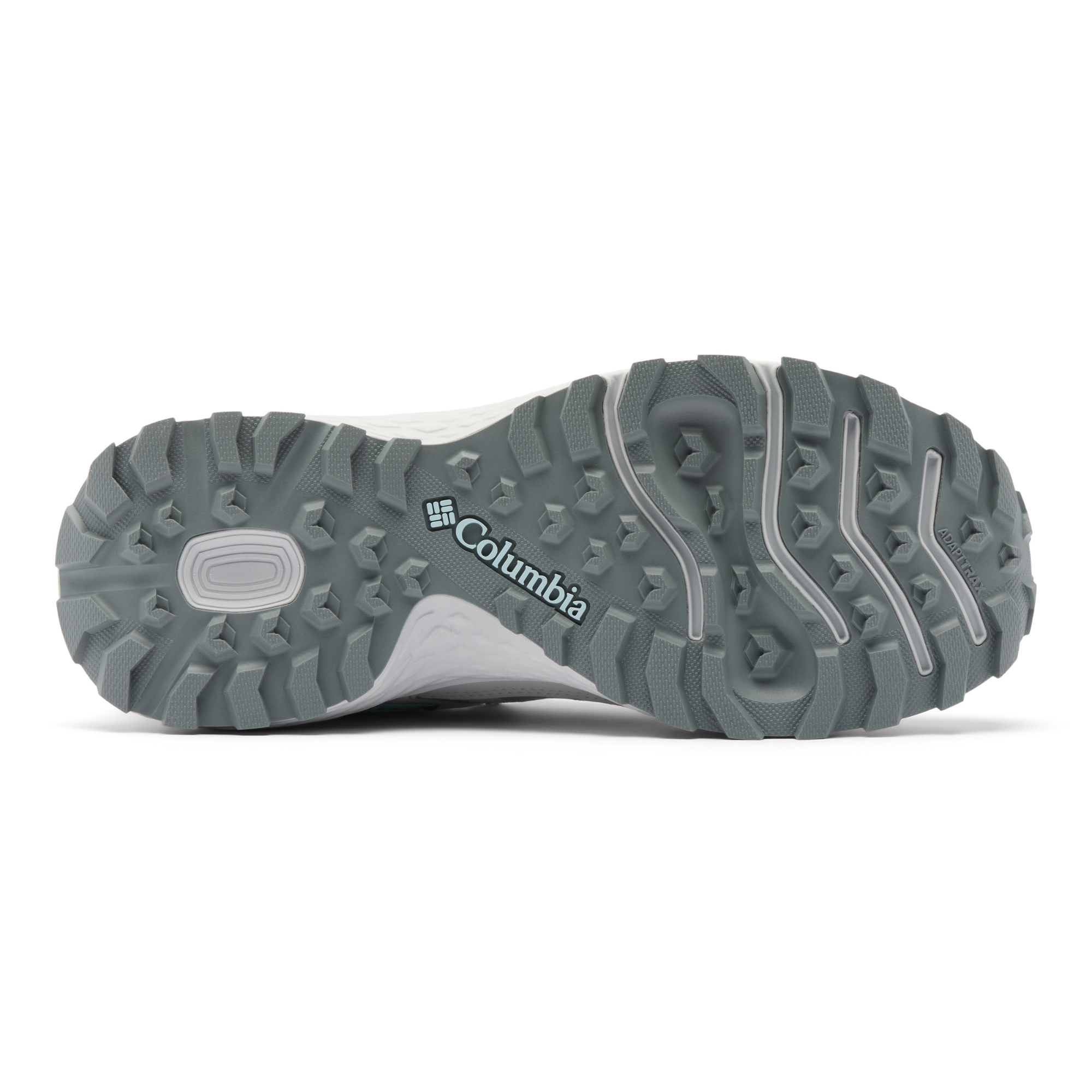 Columbia Women's Peakfreak Rush Outdry Waterproof Trail Shoes (Grey Ice/Marine Light)