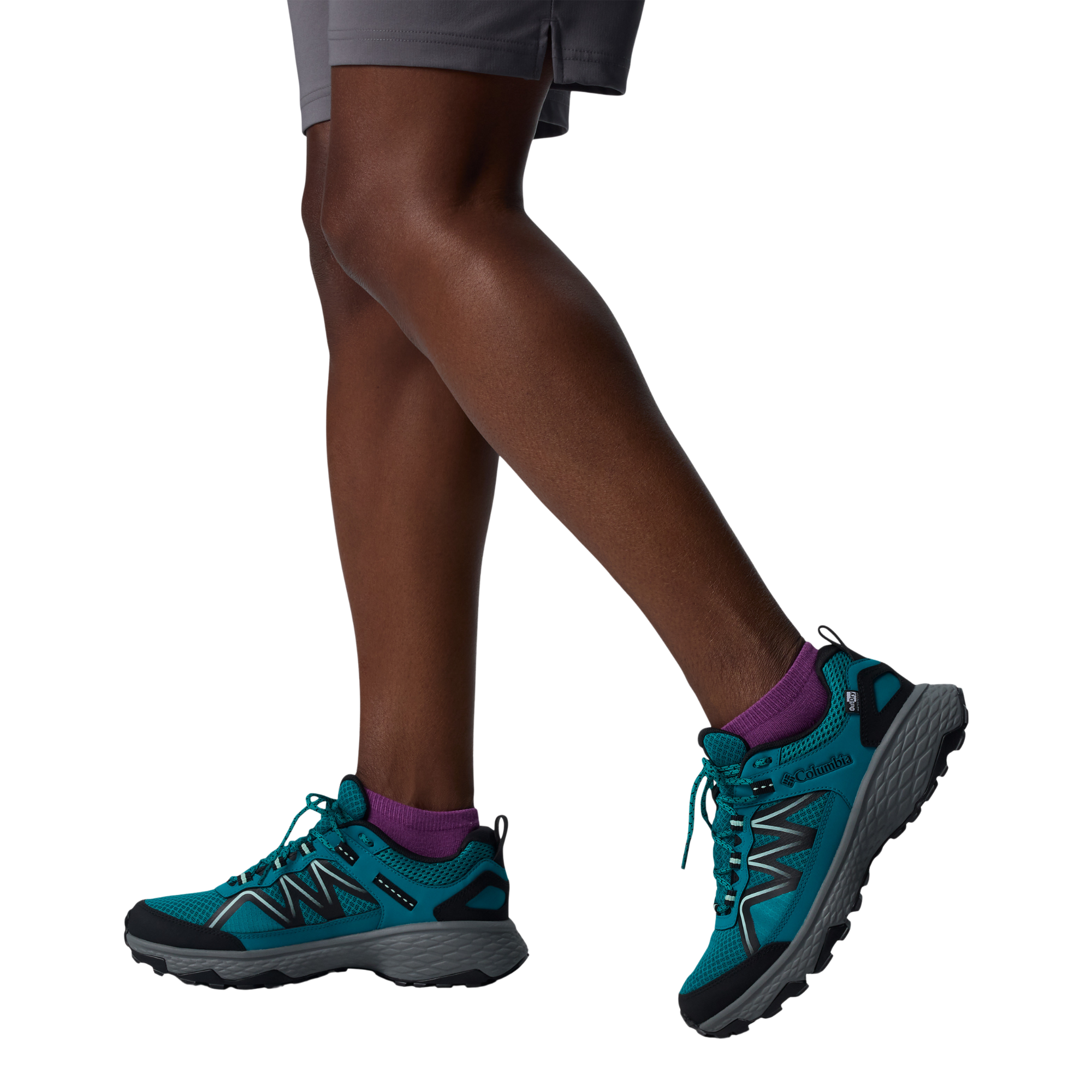 Columbia Women's Peakfreak Rush Outdry Waterproof Trail Shoes (Teal Chloride/Sea Ice)