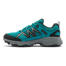 Load image into Gallery viewer, Columbia Women's Peakfreak Rush Outdry Waterproof Trail Shoes (Teal Chloride/Sea Ice)