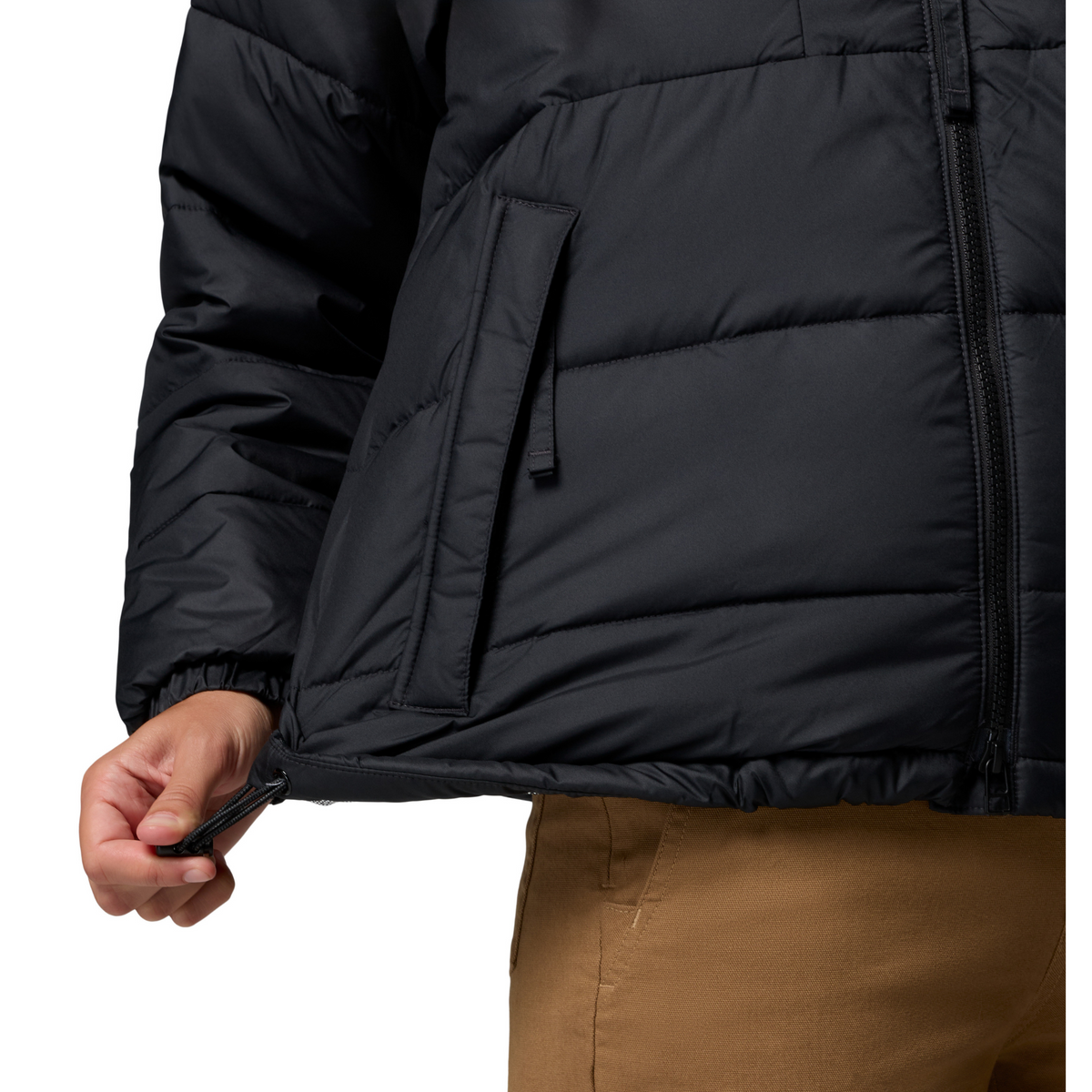Columbia Women's Pike Lake III Hooded Insulated Jacket (Black)