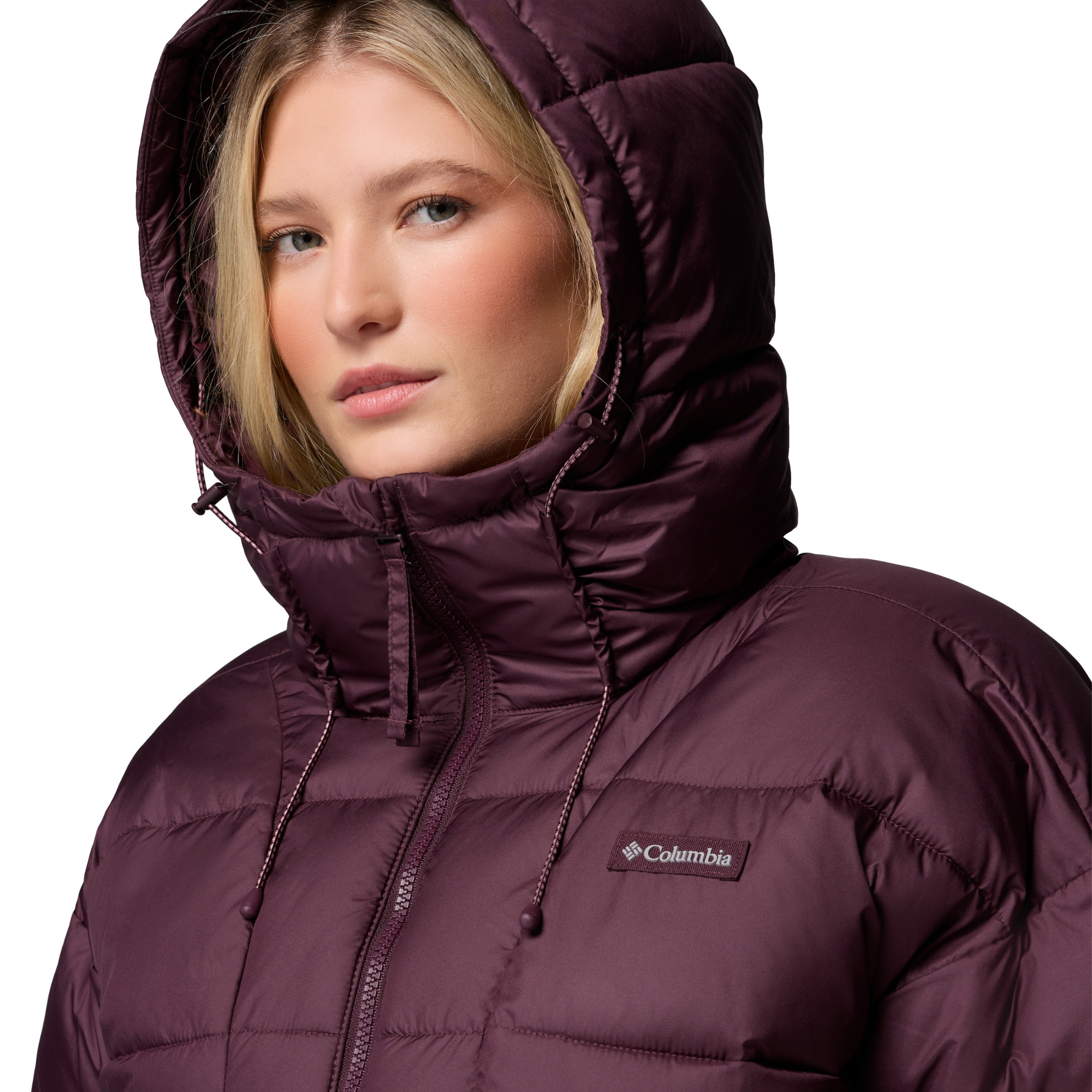 Columbia Women's Pike Lake III Hooded Insulated Jacket Moonvista 607 2133563